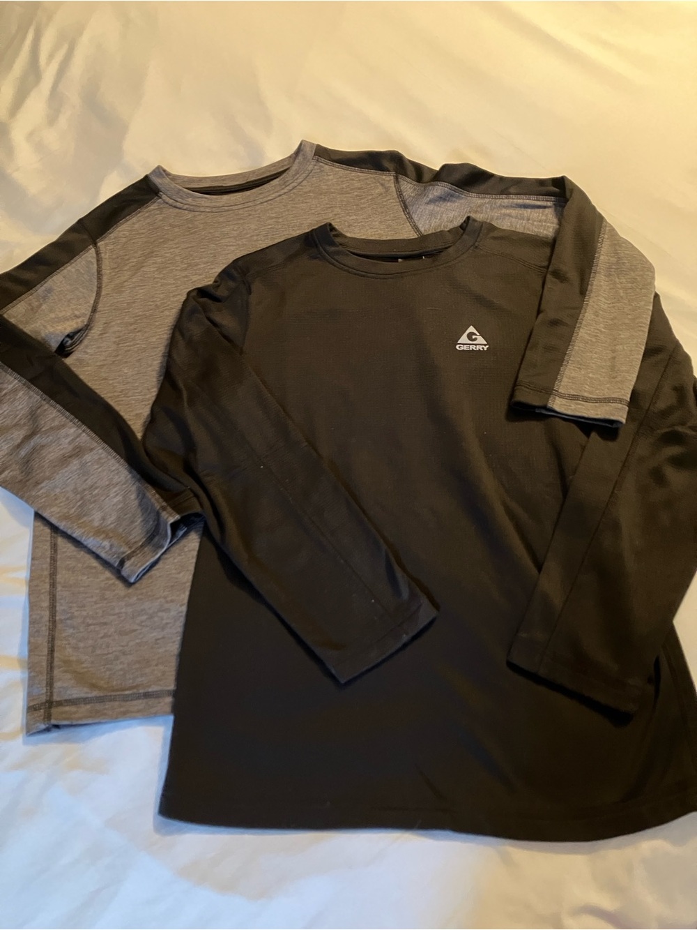 Gerry Weber Black and Gray Long-Sleeve Performance Tees
